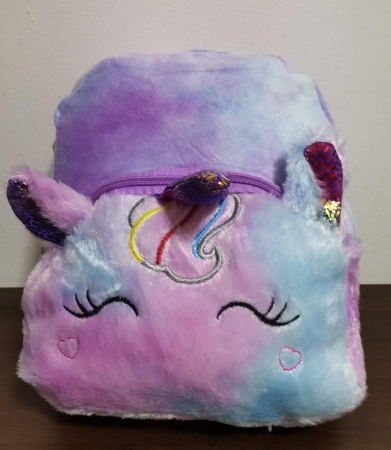Ghiozdane copii - Ghiozdan Din Plus Unicorn Rucsac Gradinita din PLus Unicorn