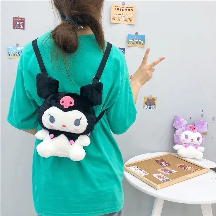 Ghiozdane copii - Ghiozdan Rucsac 3D Kuromi pentru Gradinita 30 cm