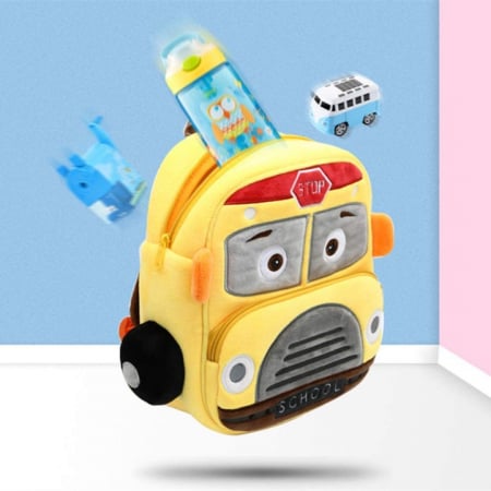 Ghiozdan Rucsac 3D Plus Autobuzul de Scoala [1]