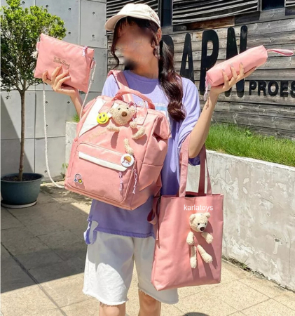 Ghiozdan  Rucsac Ursulet 3D Multifunctional 4 in 1 [1]