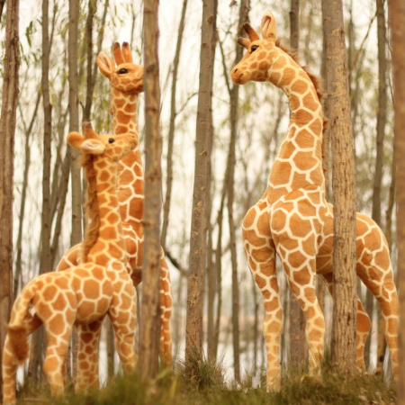 Jucarii din Plus - Mascote din Plus(3 ani +) - Girafa din Plus de 200 cm