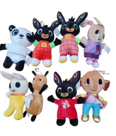 Jucarii - Iepurasul Bing Hoppity Vosh si Prieteni din Plus Set 8 Jucarii Figurine din PLus