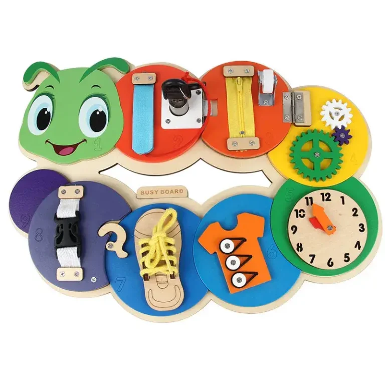 Jucarii Copii - Omida Busy Board cu activitati senzoriale multiple