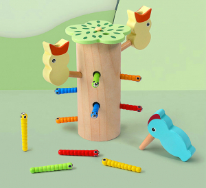 REDUCERI - Joc de lemn Dexteritate Magnetic Copacul cu Pui