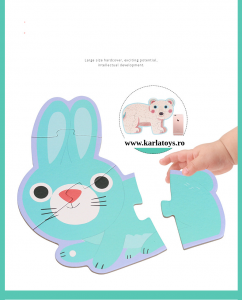 Set Puzzle Mare copii - Puzzle imagini animale piese mari [2]