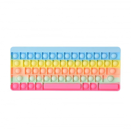 Joc antistrees din silicon Pop it Tastatura Multicolora Keyboard [1]