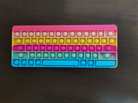 Joc antistrees din silicon Pop it Tastatura Multicolora Keyboard [0]