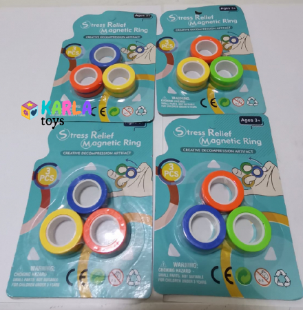 Set 3 buc Joc antistres Inel Magnetic - Magnetic Ring [9]