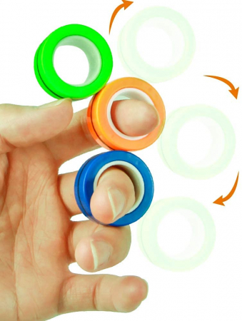 Set 3 buc Joc antistres Inel Magnetic - Magnetic Ring [12]