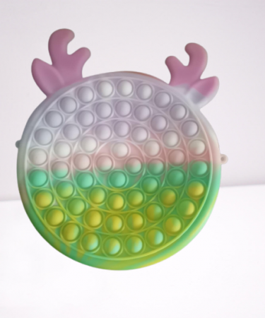 Jucarii Copii - Joc Antistres Pop It Geanta din silicon Simple Dimple de umar