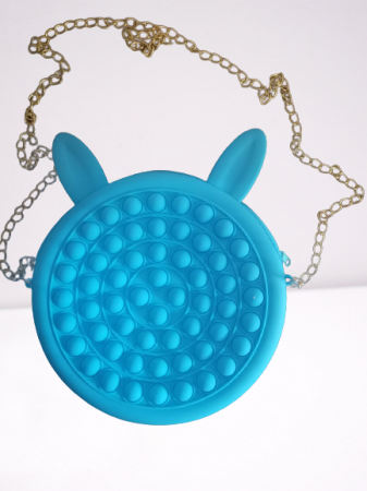 REDUCERI - Joc Antistres Pop It Geanta din silicon Simple Dimple de umar