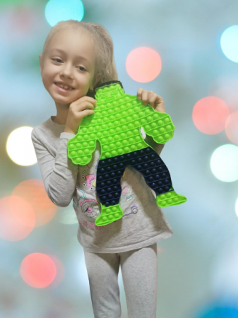 Joc antistres Pop It Hulk  Mare din silicon fidget toy [1]