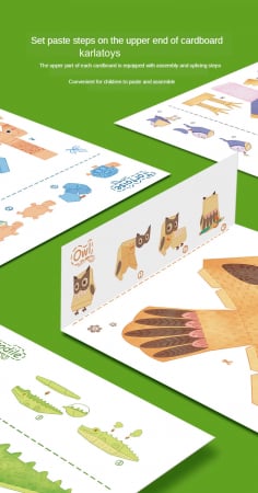 Joc Creativ Oregami Animale Mideer Animale 3D [5]
