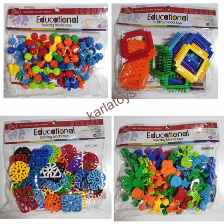 Jocuri creative (3 ani +) - Joc de Constructie Educativ Stem Imbinari 4 Modele