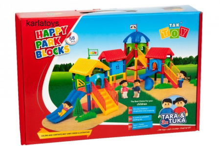 Jocuri creative (3 ani +) - Joc de Construit din Plastic Parcul Meu
