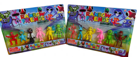 Jucarii desene animate( 3 ani +) - Set 12 Figurine Joc Video Rainbow Friends Roblox
