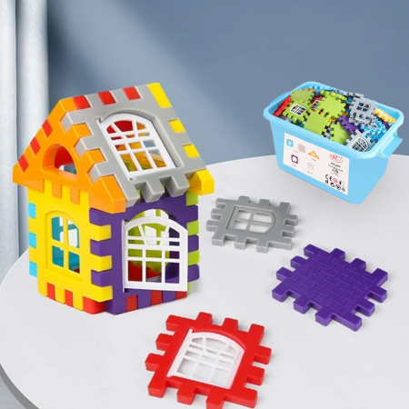 Joc de Construit cuburi 316 piese din plastic [3]