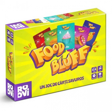 Jocuri educative (3 ani +) - Joc de Cărți Food Bluff