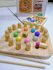 Joc de Lemn Memorie Chess 2 in 1 - Joc Lemn Indemnare si Sah [1]