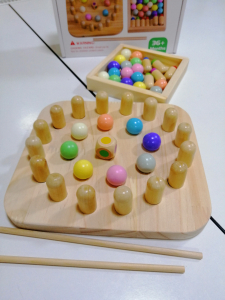 Joc de Lemn Memorie Chess 2 in 1 - Joc Lemn Indemnare si Sah [8]