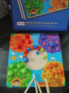 Joc de Lemn Montessori Sortator culori Pomul Fructifer [6]