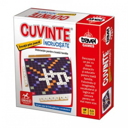 Jocuri de societate - Jocuri interactive (3 ani +) - Joc de Societate Cuvinte Incrucisate Deico