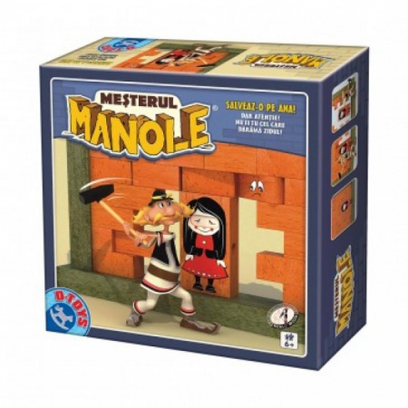 Jocuri de societate - Jocuri interactive (3 ani +) - Joc de societate Meșterul Manole D-Toys