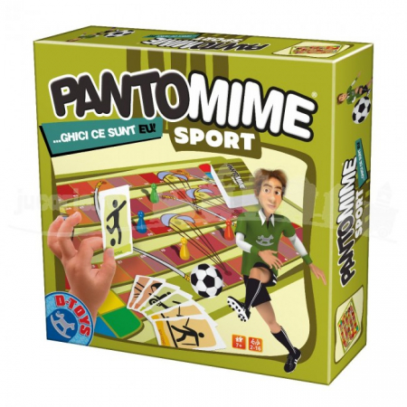 Jocuri de societate - Jocuri interactive (3 ani +) - Joc de societate Pantomime Sport D-Toys
