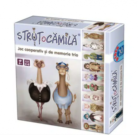 Jocuri de societate - Jocuri interactive (3 ani +) - Joc Strutocamila D-Toys