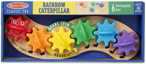 Joc din lemn cu Angrenaje multicolore Melissa and Doug [1]