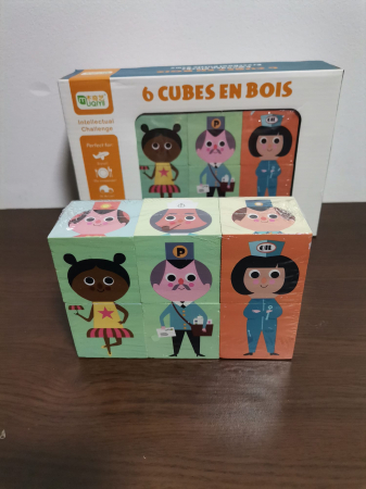 REDUCERI - Joc din Lemn Cuburi Profesii