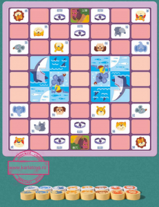 Joc din Lemn Educational Dame  - Joc din Lemn puzzle 7 in 1 Ludo Chess [5]