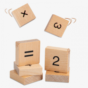 Joc din Lemn Montessori Cifre invatam matematica [2]