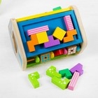 Joc din lemn  multifunctional Cilindru 6 in 1 Kidus [5]