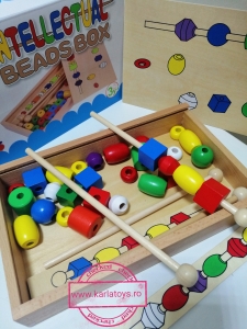 Joc Montessori Lemn Potriveste Formele  Geometrice si culorile [3]