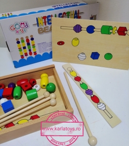 Joc Montessori Lemn Potriveste Formele  Geometrice si culorile [5]