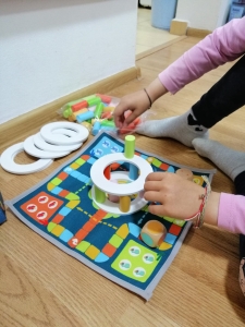 Joc din lemn Stivuire Turnul colorat Pisa Tower Jenga [15]