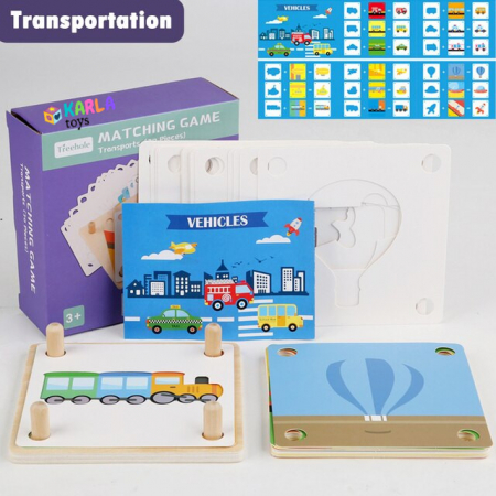 Table educative (3 ani +) - Joc Educational Montessori Asociere Umbre Puzzle Cognitie