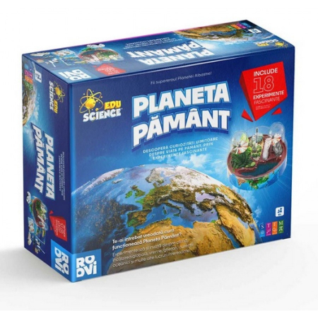 Jocuri educative (3 ani +) - Joc Educativ Experiment STEM Planeta Pamant