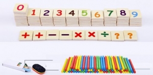 Set educational din lemn matematica 3 in 1 [6]