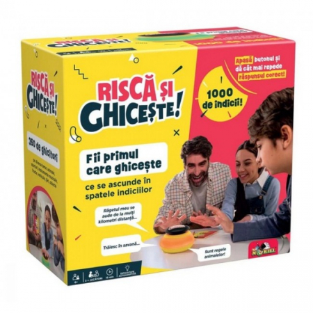 Jocuri de societate - Jocuri interactive (3 ani +) - Joc Interactiv Noriel, Risca si ghiceste!