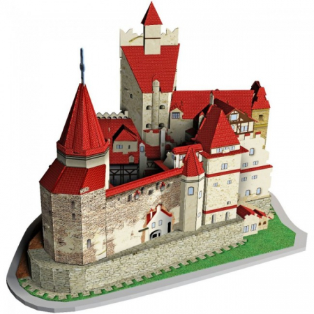 Jocuri educative (3 ani +) - Puzzle Noriel 3D - Castelul Bran- 85 piese