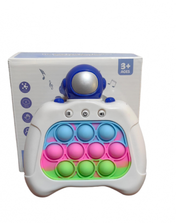 Jocuri - Joc interactiv Push Bubble Consola Quick Push Astronaut mov 50 de nivele