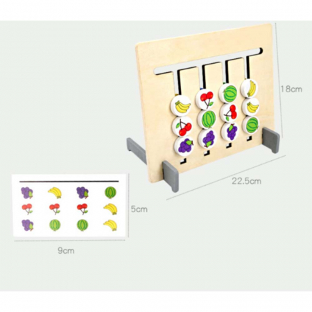 Joc  Labirint Asociere Culori si Animale -Joc Lemn Asociere Color Animale Game [1]