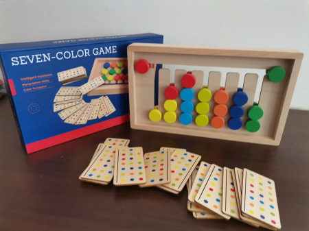 Jucarii din lemn si Montessori - Joc Lemn Asociere Color Match
