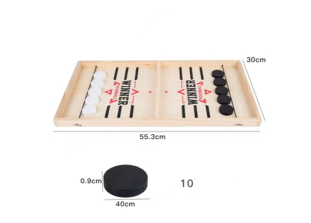 Joc lemn Hochei aerian Board Game - Joc de masa Slingpuck Hochei [7]