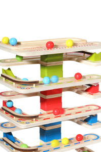 Joc Lemn interactiv Circuit cu Bile [4]