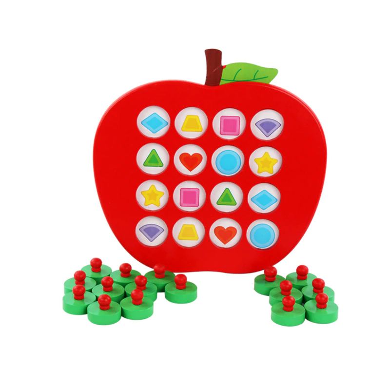 Joc din lemn memorie potrivire Apple [6]
