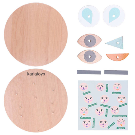Joc Educativ din lemn Montessori Expresiile Fetei [4]
