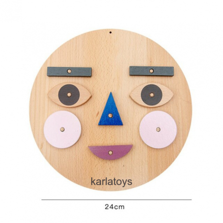 Joc Educativ din lemn Montessori Expresiile Fetei [2]